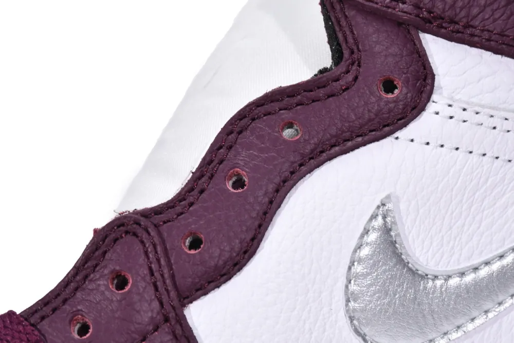 Reps StockX Shoes Air Jordan 1 High OG Bordeaux White Red 555088-611??