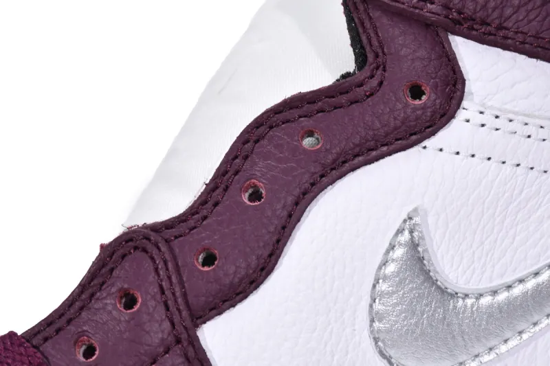 Reps StockX Shoes Air Jordan 1 High OG Bordeaux White Red 555088-611??