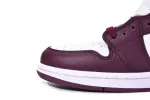 Reps StockX Shoes Air Jordan 1 High OG Bordeaux White Red 555088-611??