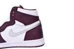Reps StockX Shoes Air Jordan 1 High OG Bordeaux White Red 555088-611??
