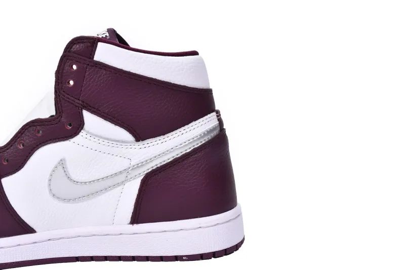 Reps StockX Shoes Air Jordan 1 High OG Bordeaux White Red 555088-611??