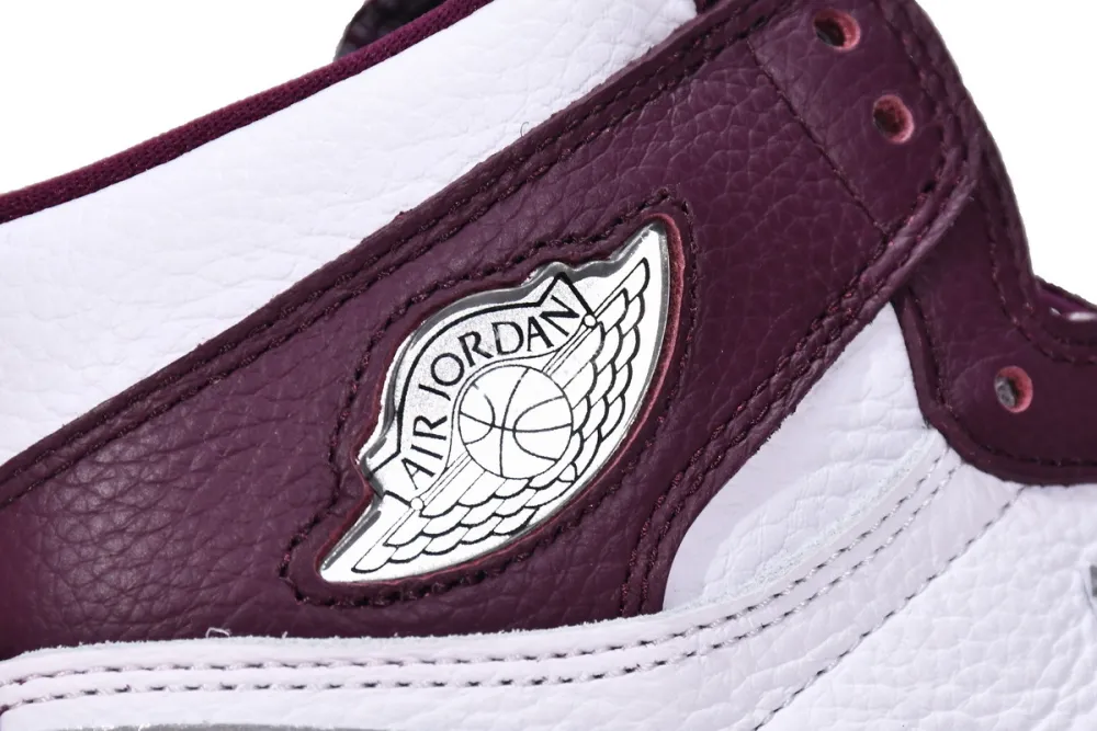 Reps StockX Shoes Air Jordan 1 High OG Bordeaux White Red 555088-611??