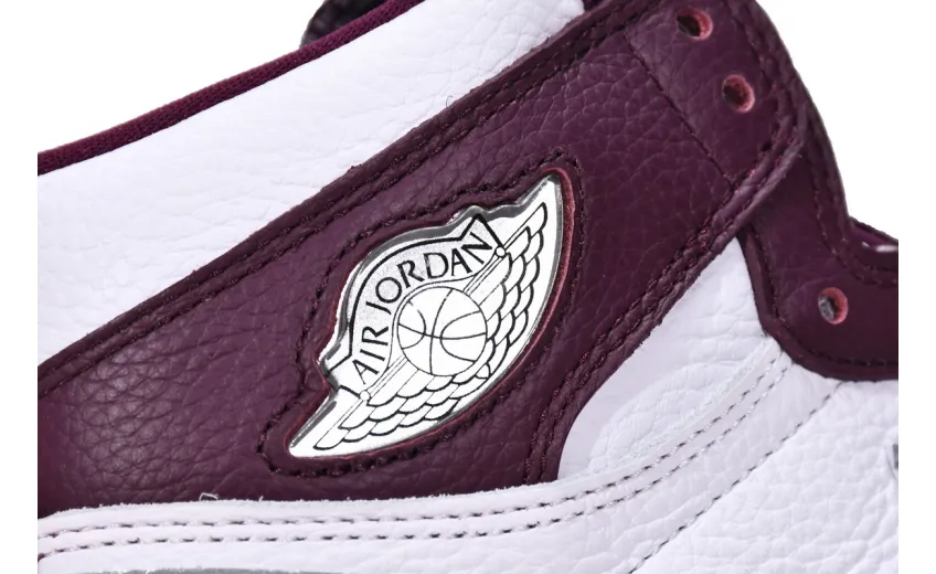 Reps StockX Shoes Air Jordan 1 High OG Bordeaux White Red 555088-611??