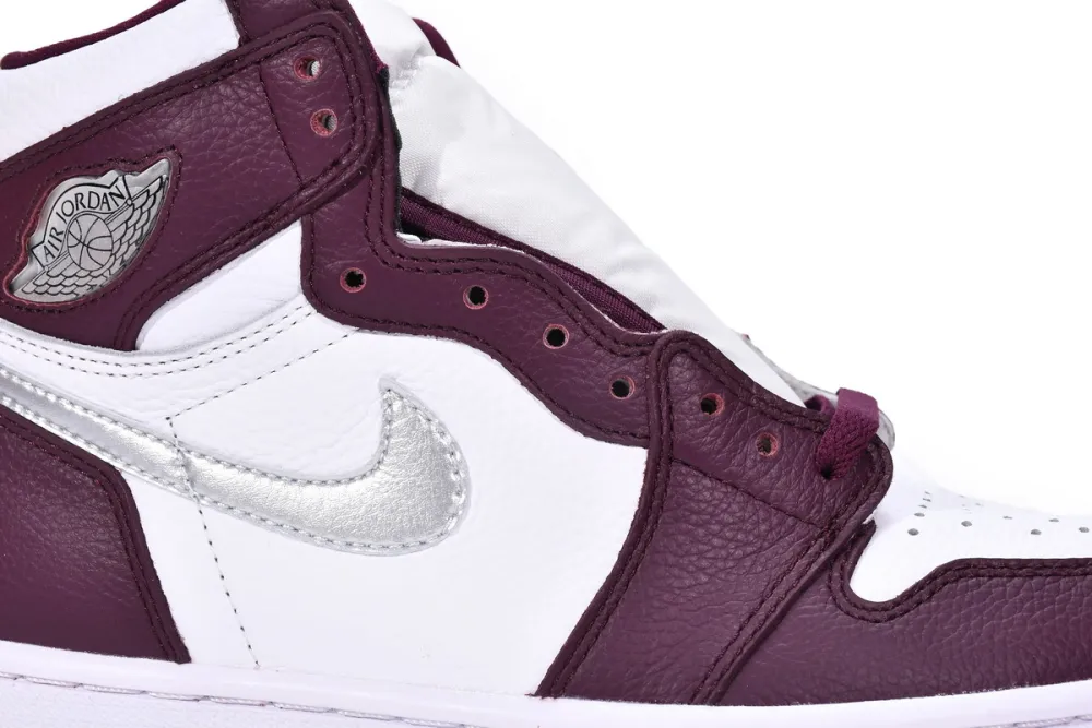 Reps StockX Shoes Air Jordan 1 High OG Bordeaux White Red 555088-611??