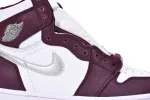 Reps StockX Shoes Air Jordan 1 High OG Bordeaux White Red 555088-611??