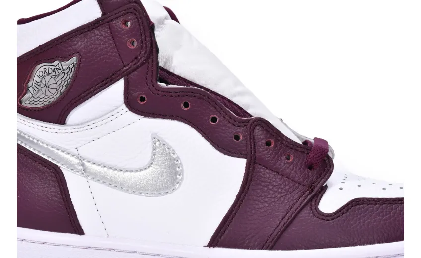 Reps StockX Shoes Air Jordan 1 High OG Bordeaux White Red 555088-611??