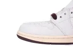Reps StockX Shoes Air Jordan 1 High OG Sail/Burgundy Crush White DO7097-100??
