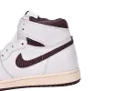 Reps StockX Shoes Air Jordan 1 High OG Sail/Burgundy Crush White DO7097-100??