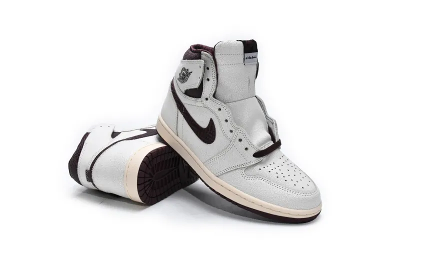 Reps StockX Shoes Air Jordan 1 High OG Grey Brown Snake Pattern DO7097-100??