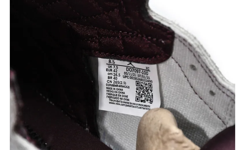 Reps StockX Shoes Air Jordan 1 High OG Grey Brown Snake Pattern DO7097-100??