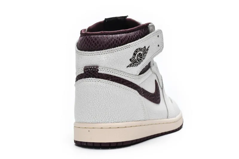 Reps StockX Shoes Air Jordan 1 High OG Grey Brown Snake Pattern DO7097-100??