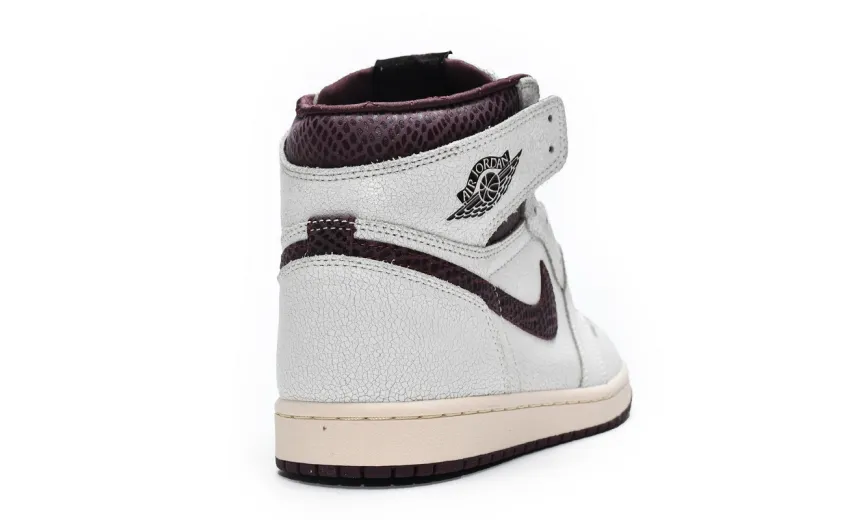 Reps StockX Shoes Air Jordan 1 High OG Grey Brown Snake Pattern DO7097-100??