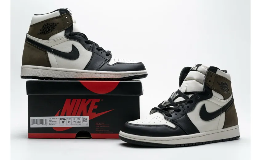 Reps StockX Shoes Air Jordan 1 Retro High OG 'Dark Mocha' 555088-105??
