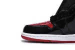 Reps StockX Shoes Air Jordan 1 High “Banned” Patent Leather is Forbidden to Wear Black Red 555088-063??