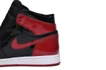 Reps StockX Shoes Air Jordan 1 High “Banned” Patent Leather is Forbidden to Wear Black Red 555088-063??