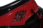 Reps StockX Shoes Air Jordan 1 High “Banned” Patent Leather is Forbidden to Wear Black Red 555088-063??