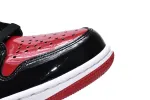 Reps StockX Shoes Air Jordan 1 High “Banned” Patent Leather is Forbidden to Wear Black Red 555088-063??