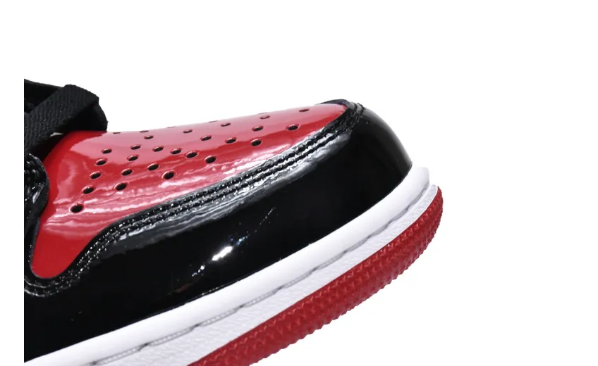 Reps StockX Shoes Air Jordan 1 High “Banned” Patent Leather is Forbidden to Wear Black Red 555088-063??