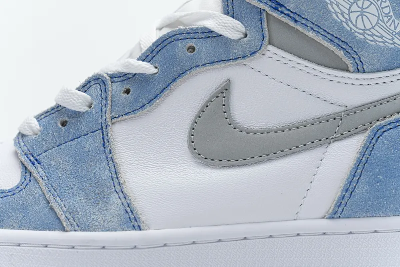 Reps StockX Shoes Air Jordan 1 High OG GS Wash North Carolan 555088-402??