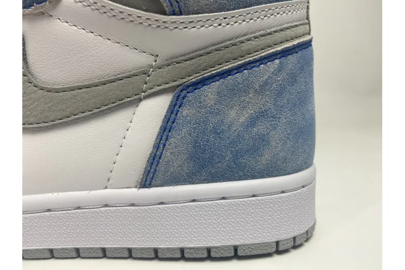 Reps StockX Shoes Air Jordan 1 High OG GS Wash North Carolan 555088-402??