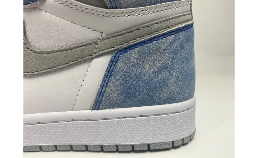 Reps StockX Shoes Air Jordan 1 High OG GS Wash North Carolan 555088-402??