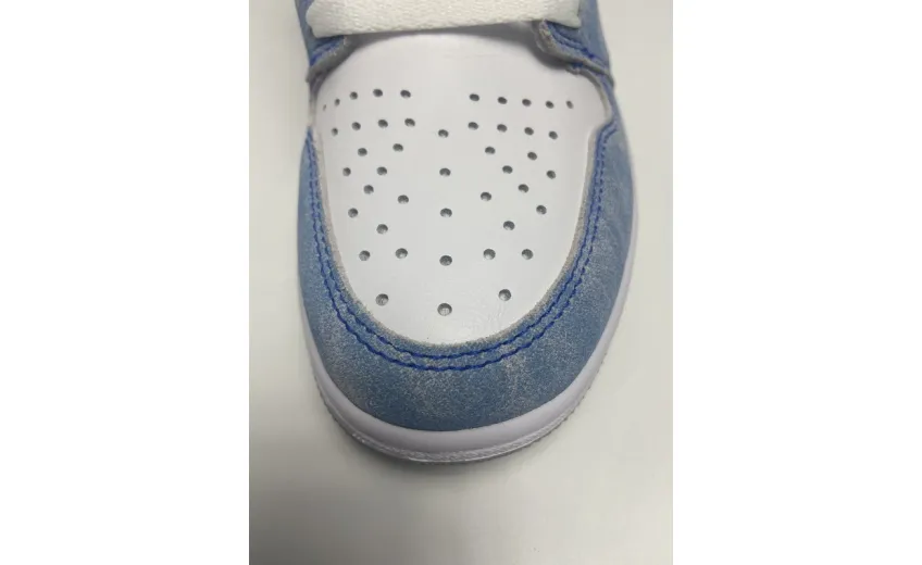 Reps StockX Shoes Air Jordan 1 High OG GS Wash North Carolan 555088-402??