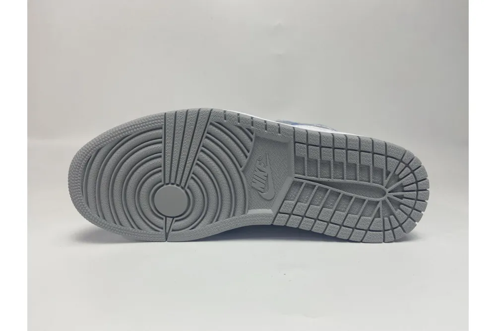 Reps StockX Shoes Air Jordan 1 High OG GS Wash North Carolan 555088-402??