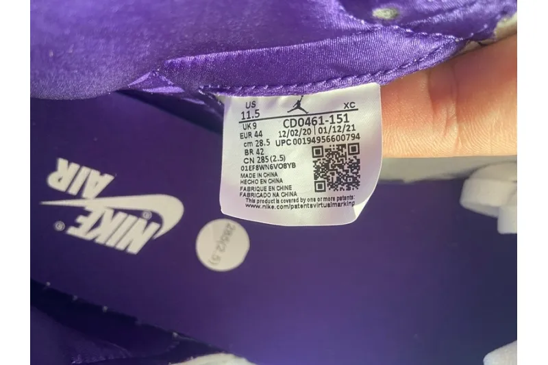 Reps StockX Shoes Air Jordan 1 Court Purple CD0461-151??