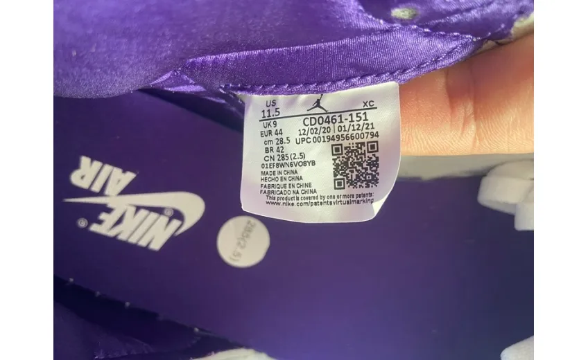 Reps StockX Shoes Air Jordan 1 Court Purple CD0461-151??