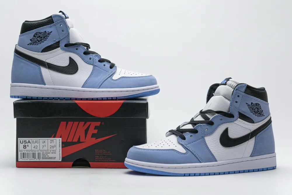 Reps StockX Shoes Air Jordan 1 High OG University Blue 555088-134??