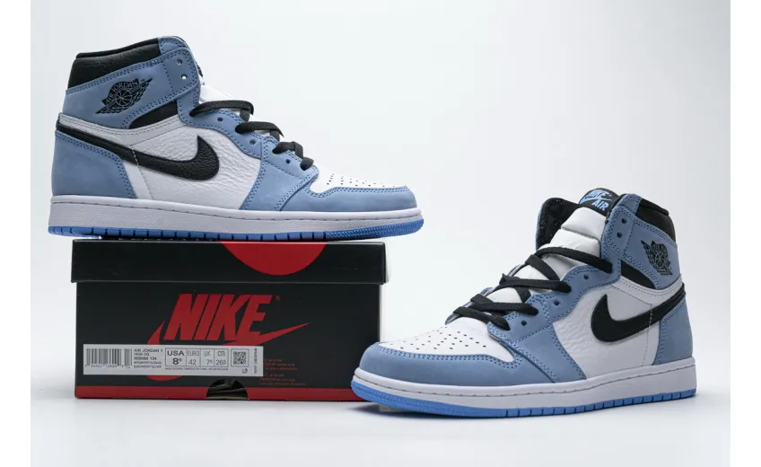 Reps StockX Shoes Air Jordan 1 High OG University Blue 555088-134??