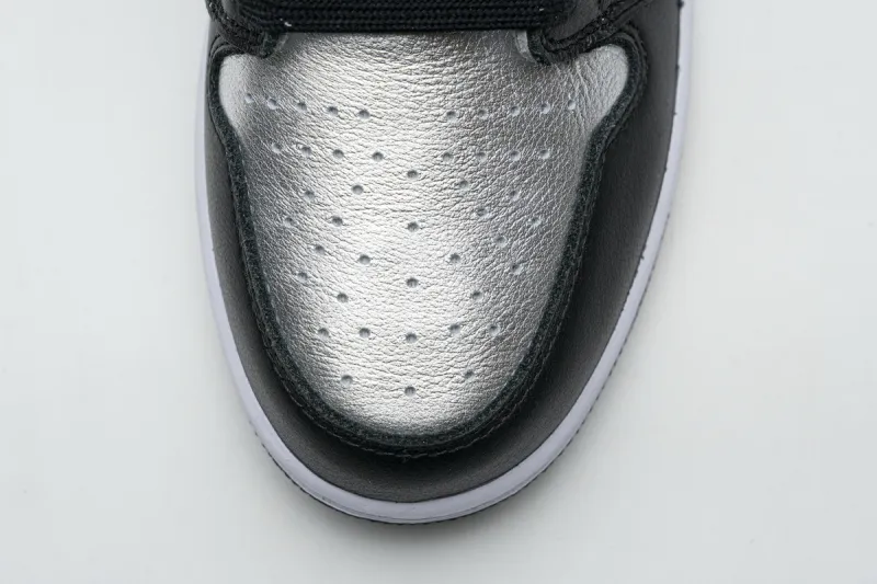 Reps StockX Shoes Air Jordan 1 High Silver Toe CD0461-001??