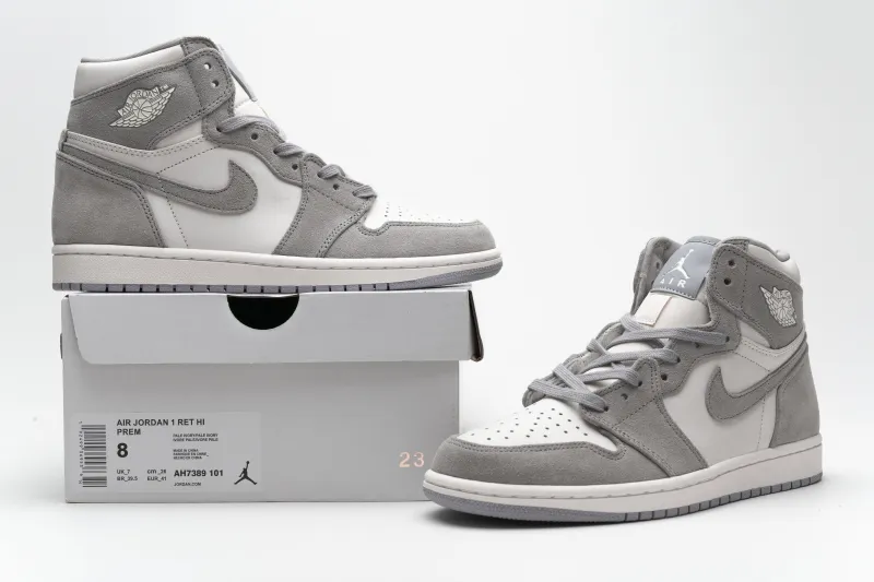 Reps StockX Shoes Air Jordan 1 Pale Ivory Pink AH7389-101??