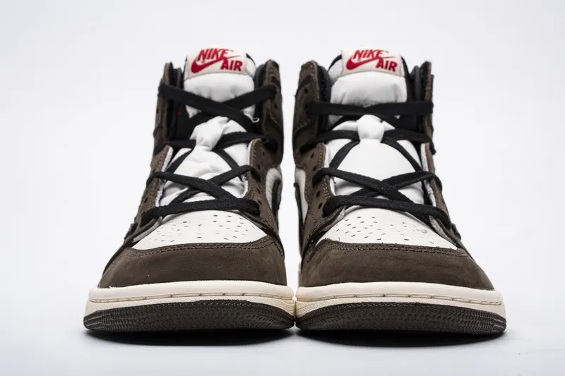 Reps StockX Shoes Travis Scott x Air Jordan 1 High OG TS SP Brown CD4487-100??