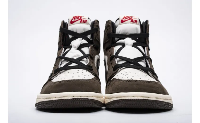 Reps StockX Shoes Travis Scott x Air Jordan 1 High OG TS SP Brown CD4487-100??