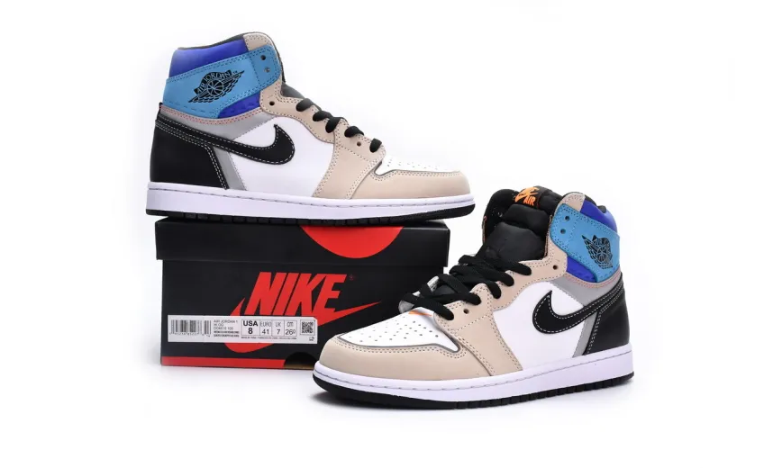 Reps StockX Shoes Air Jordan 1 High Multi-Color DC6515-100??