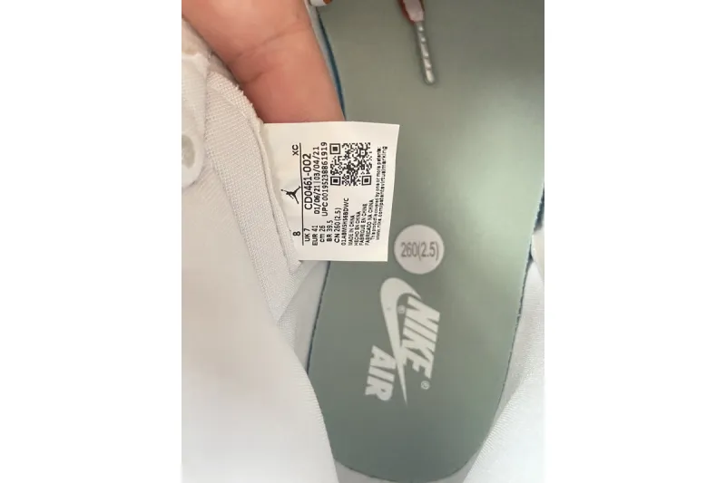 Reps StockX Shoes Air Jordan 1 High OG Seafoam Green CD0461-002??