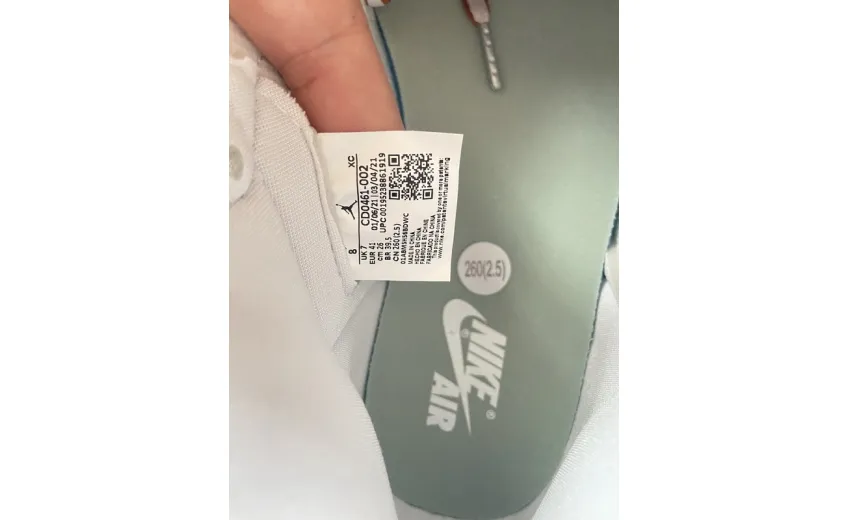 Reps StockX Shoes Air Jordan 1 High OG Seafoam Green CD0461-002??