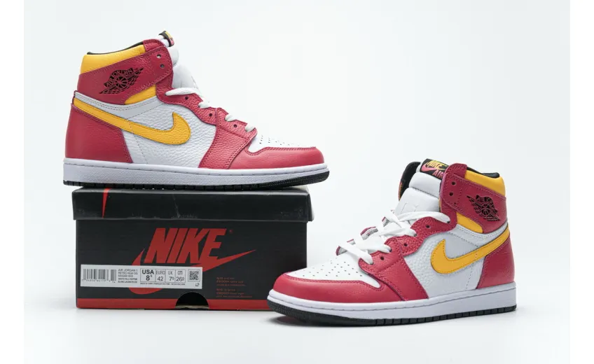 Reps StockX Shoes Air Jordan 1 High OG “Light Fusion Red” 555088-603??