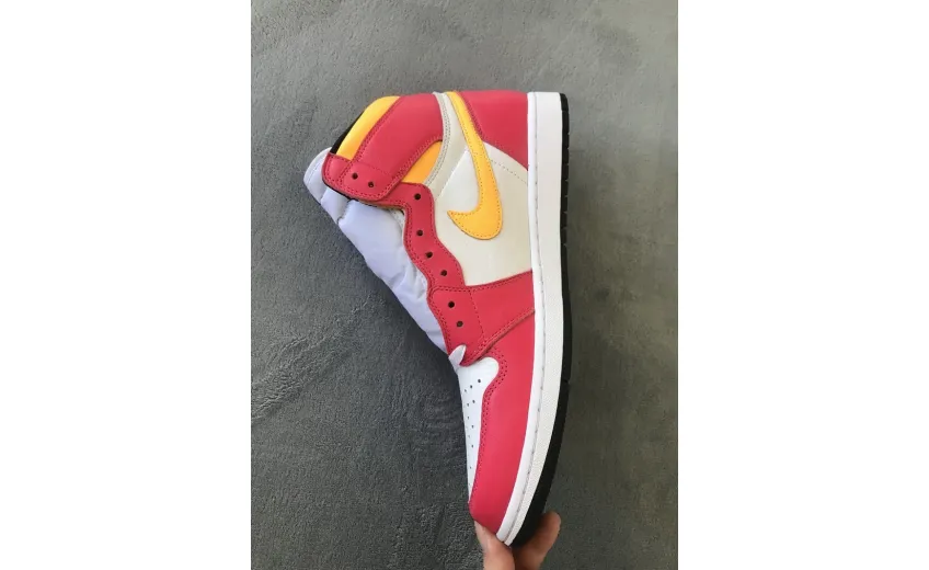 Reps StockX Shoes Air Jordan 1 High OG Light Fusion Red 555088-603??