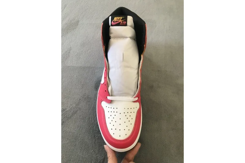 Reps StockX Shoes Air Jordan 1 High OG Light Fusion Red 555088-603??