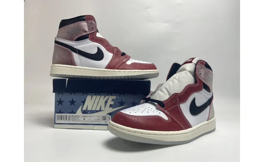Reps StockX Shoes Trophy Room x Air Jordan 1 Retro High OG Red DA2728-100??