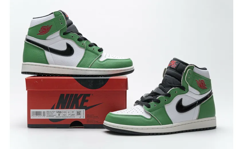 Reps StockX Shoes Air Jordan 1 Retro High OG “Lucky Green” DB4612-300??