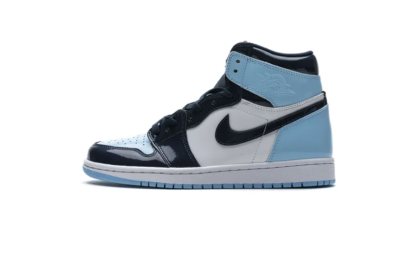  Air Jordan 1 Retro High OG UNC Patent Blue CD0461-401