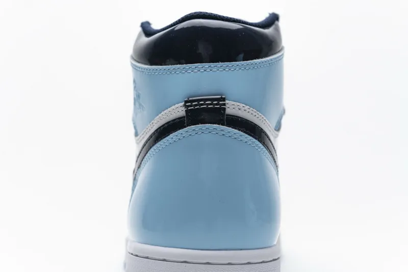 Reps StockX Shoes Air Jordan 1 Retro High OG 'UNC Patent' Blue CD0461-401??