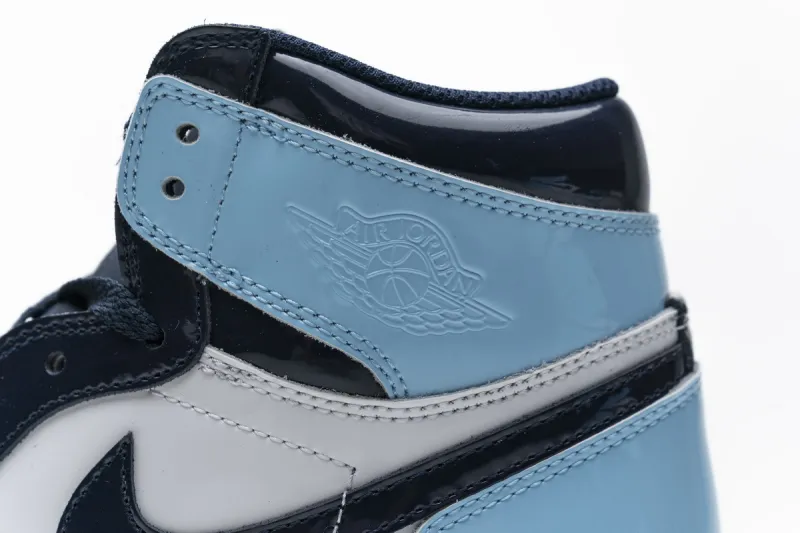 Reps StockX Shoes Air Jordan 1 Retro High OG 'UNC Patent' Blue CD0461-401??