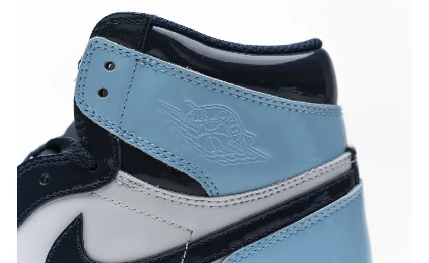 Reps StockX Shoes Air Jordan 1 Retro High OG 'UNC Patent' Blue CD0461-401??