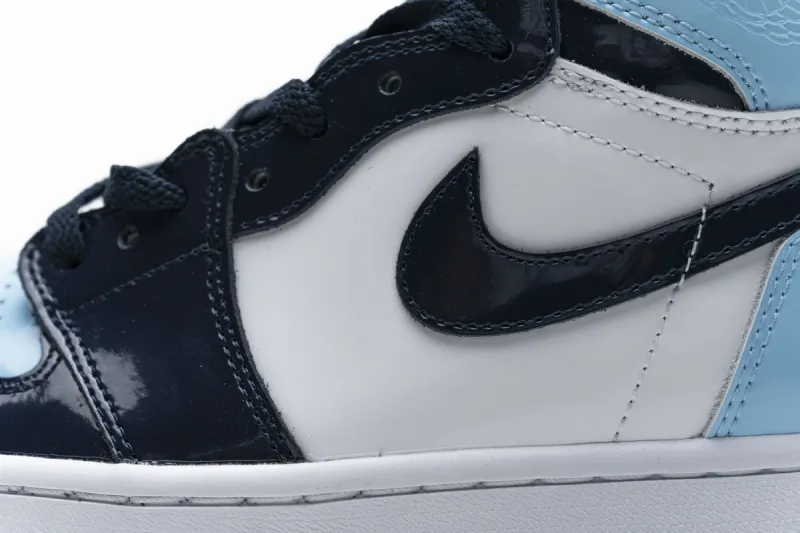 Reps StockX Shoes Air Jordan 1 Retro High OG 'UNC Patent' Blue CD0461-401??