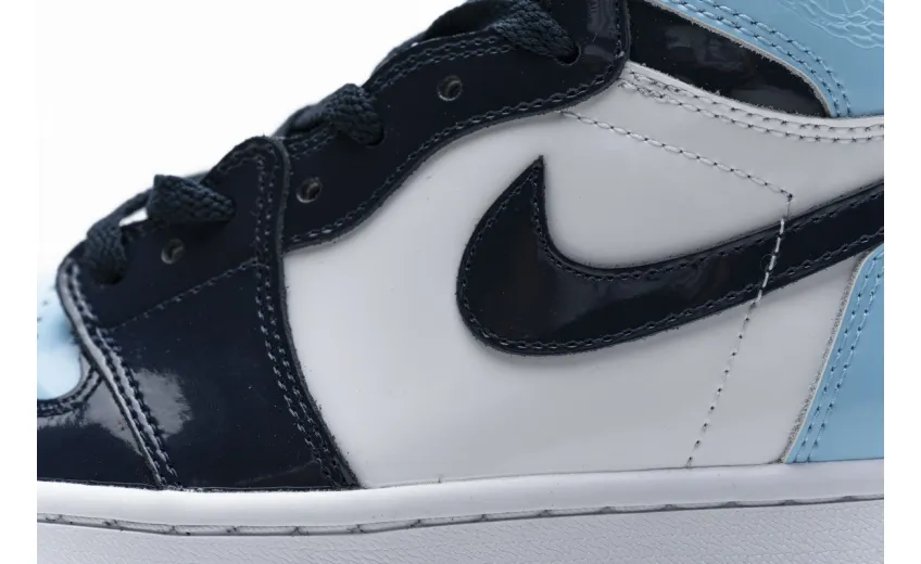 Reps StockX Shoes Air Jordan 1 Retro High OG 'UNC Patent' Blue CD0461-401??