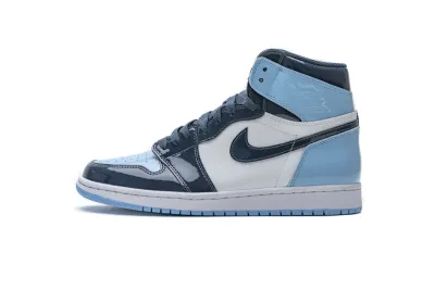  Air Jordan 1 Retro High OG UNC Patent Blue CD0461-401 02